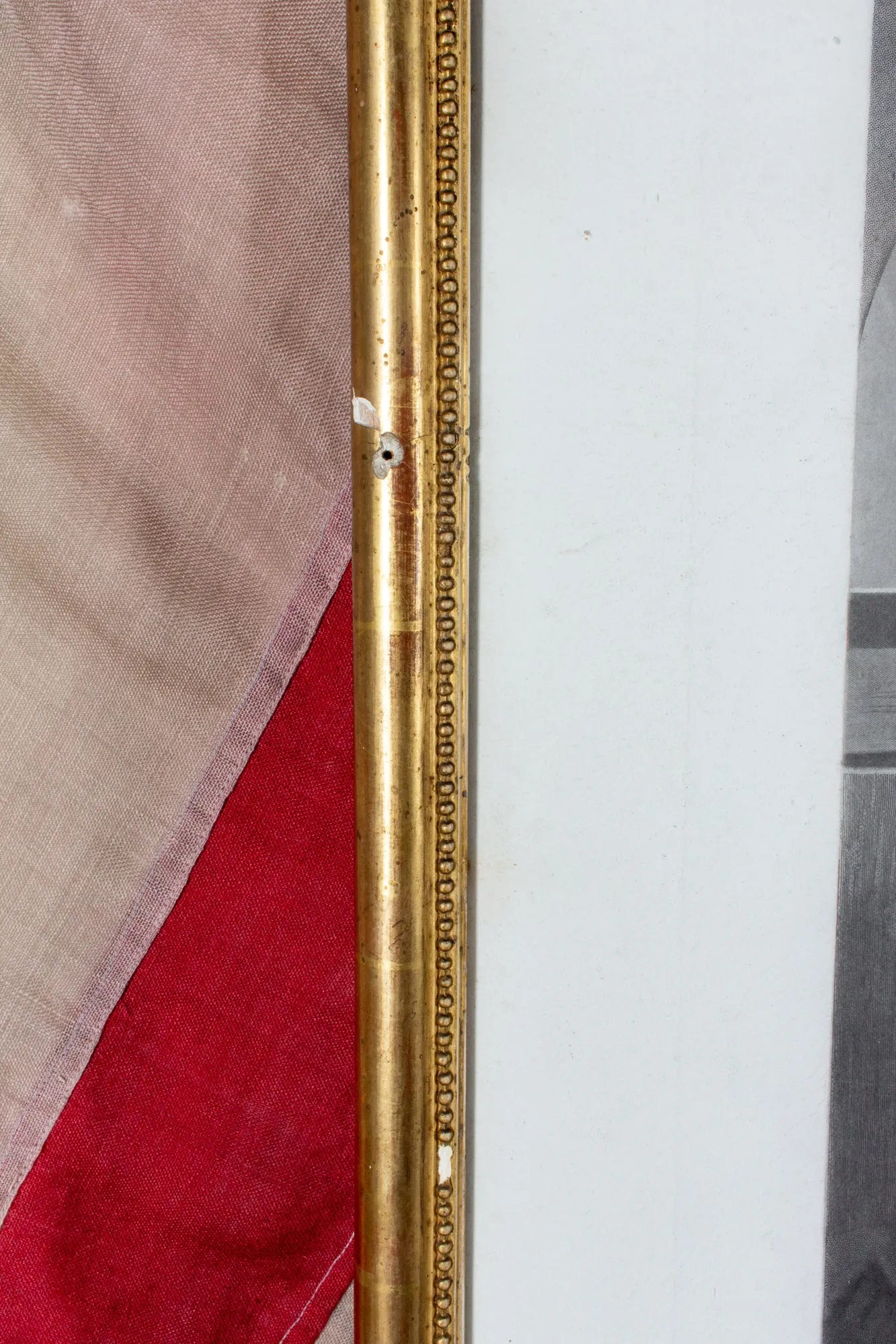 Victorian Engraving of "The Departure" by Abraham Solomon in Antique Gilt Frame