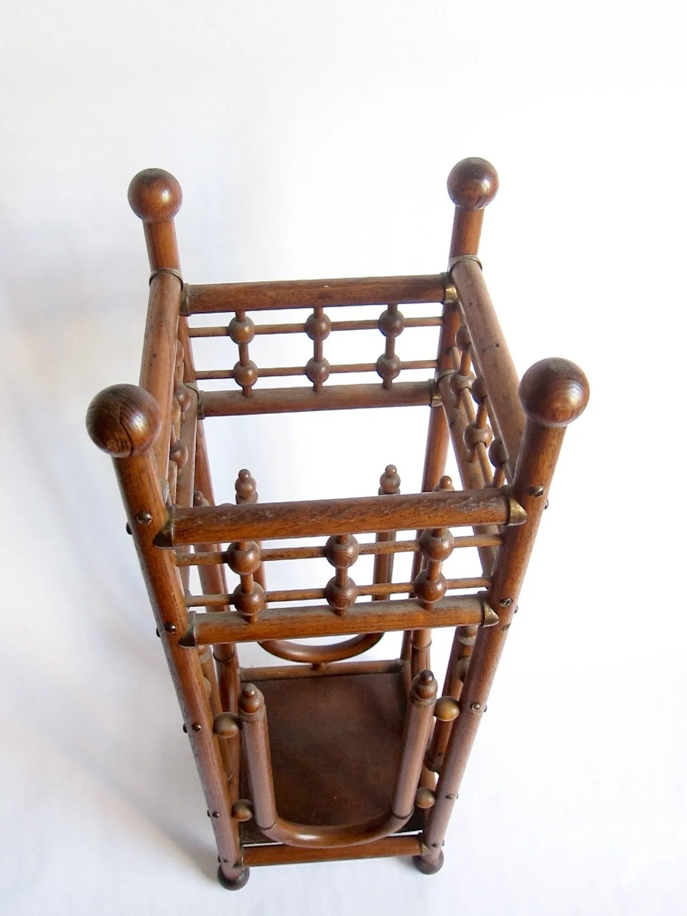 Victorian Stick and Ball Bentwood Umbrella Stand
