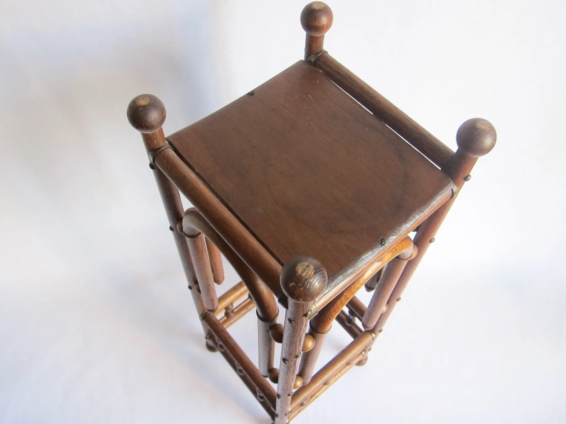 Victorian Stick and Ball Bentwood Umbrella Stand