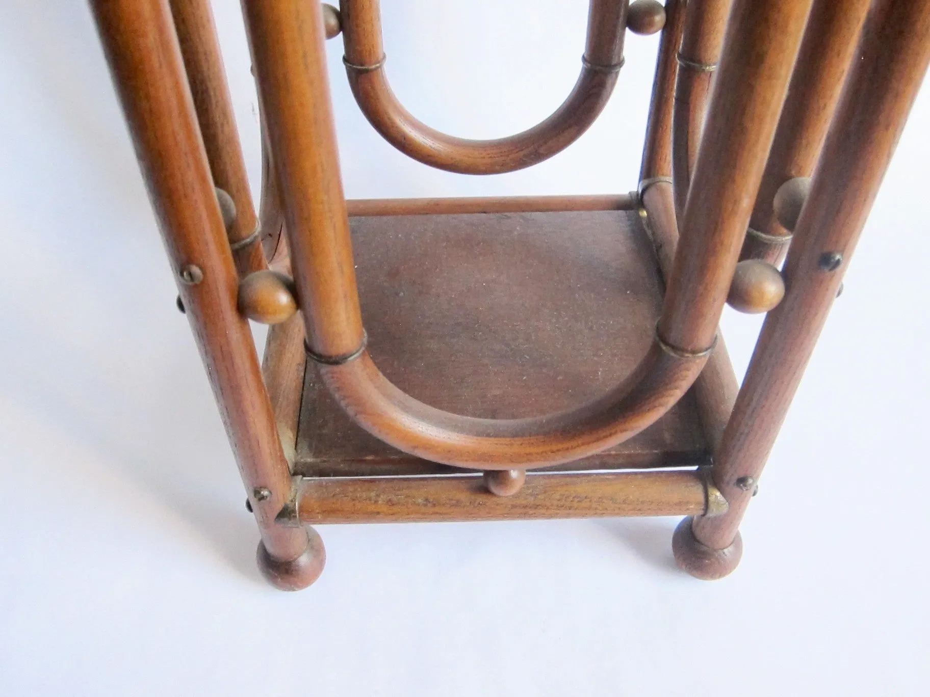 Victorian Stick and Ball Bentwood Umbrella Stand