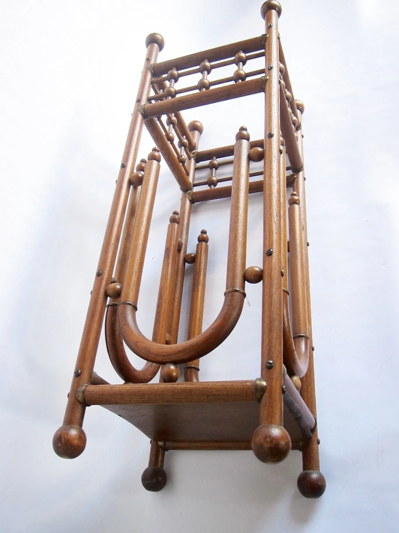 Victorian Stick and Ball Bentwood Umbrella Stand