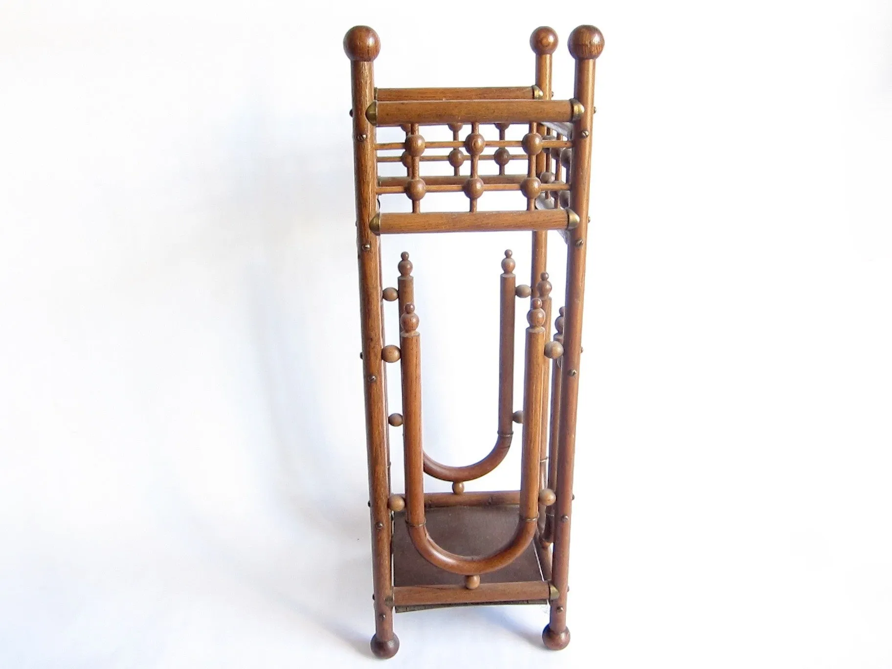 Victorian Stick and Ball Bentwood Umbrella Stand