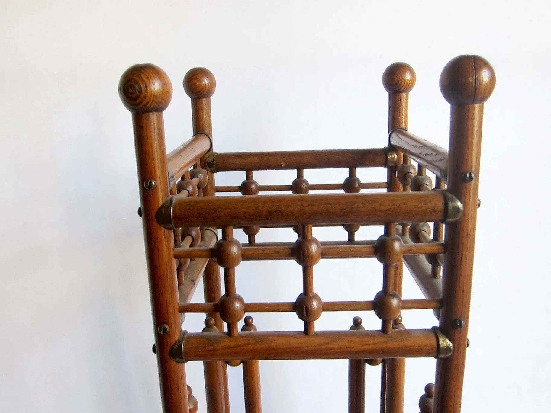 Victorian Stick and Ball Bentwood Umbrella Stand