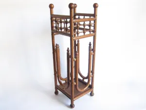 Victorian Stick and Ball Bentwood Umbrella Stand