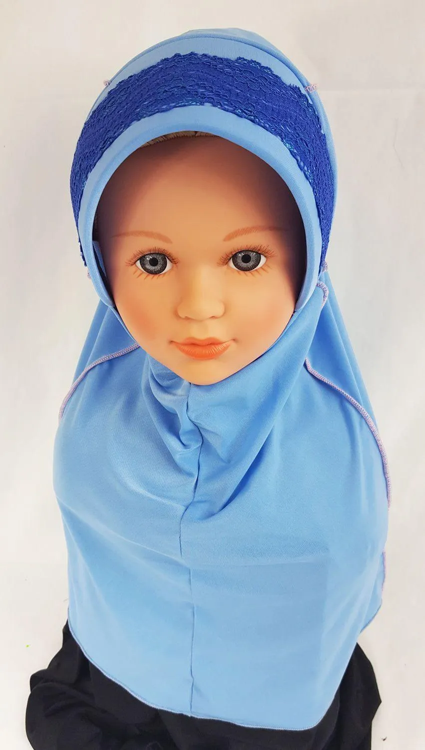 Viscose Baby Kids Children Hijab Islamic Scarf Shawls 3-6T