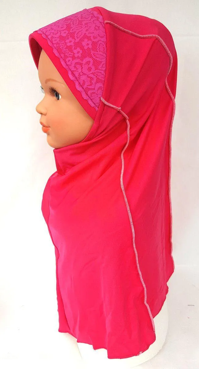 Viscose Baby Kids Children Hijab Islamic Scarf Shawls 3-6T