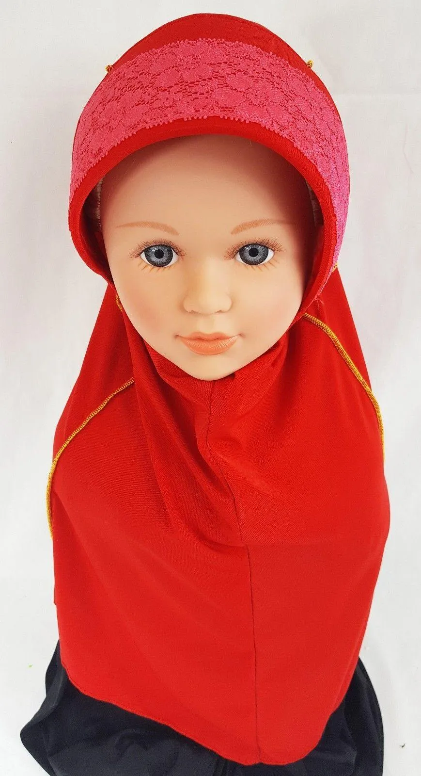 Viscose Baby Kids Children Hijab Islamic Scarf Shawls 3-6T