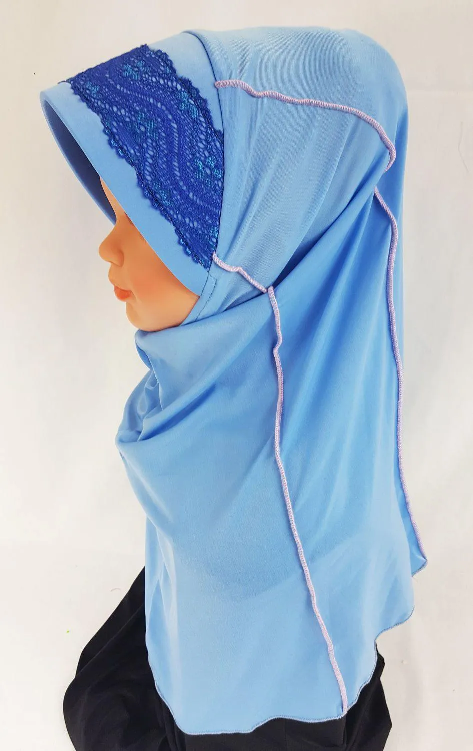 Viscose Baby Kids Children Hijab Islamic Scarf Shawls 3-6T