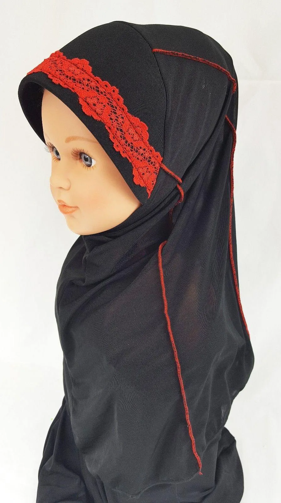 Viscose Baby Kids Children Hijab Islamic Scarf Shawls 3-6T