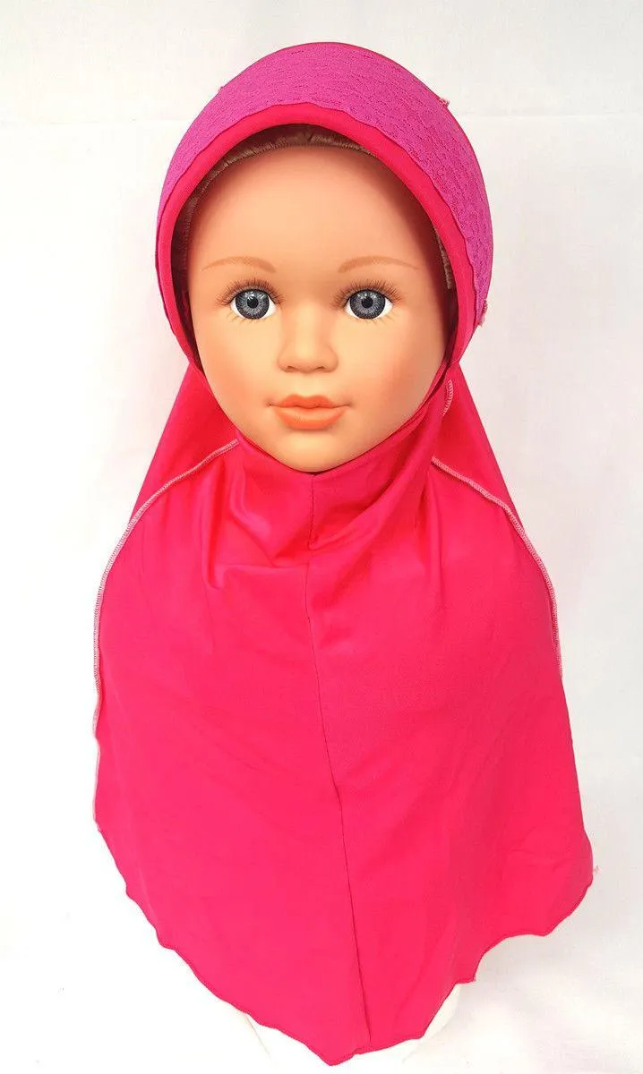 Viscose Baby Kids Children Hijab Islamic Scarf Shawls 3-6T