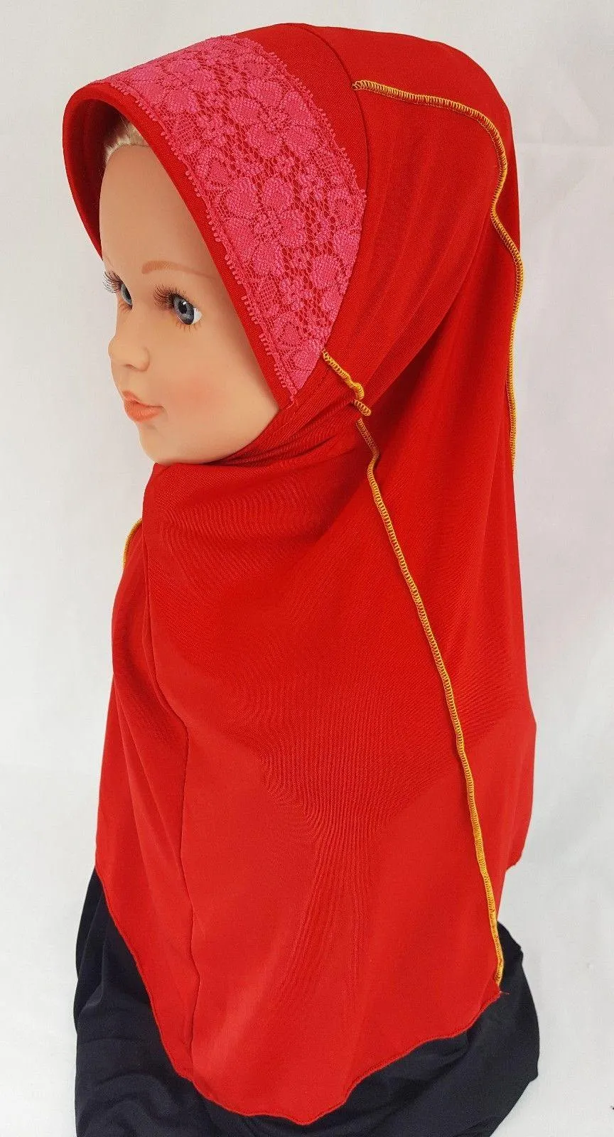 Viscose Baby Kids Children Hijab Islamic Scarf Shawls 3-6T