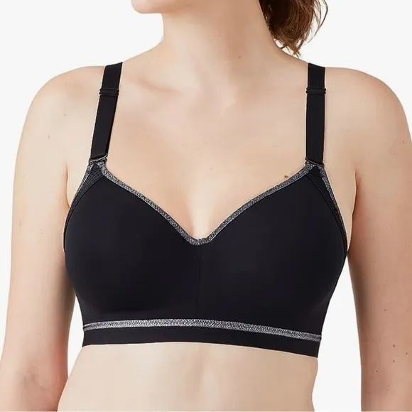 WACOAL Women's Sports Contour Underwire Bra - Black - Sz - 34C .US/34 C .UK