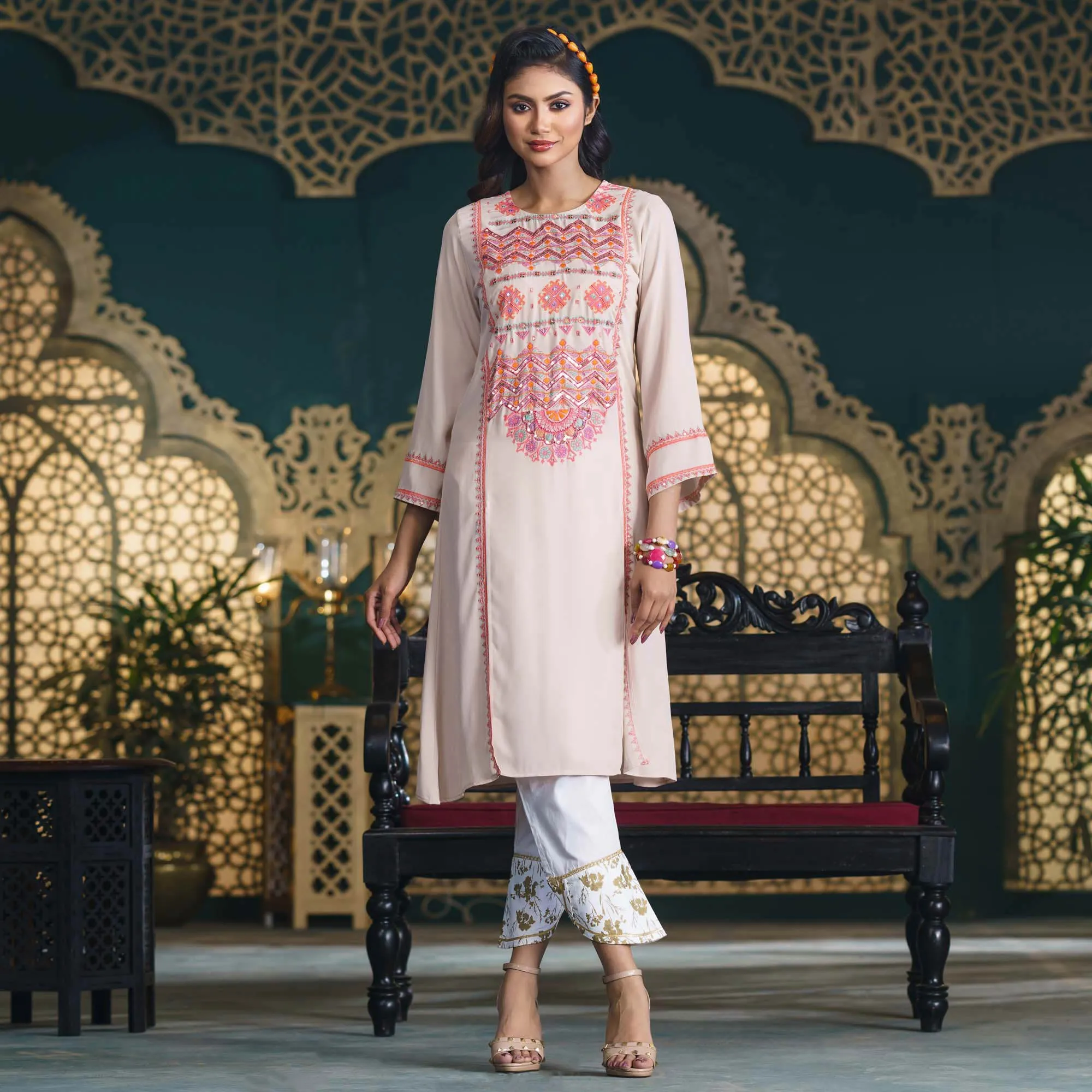 Womens Ethnic Premium Kurti-Base