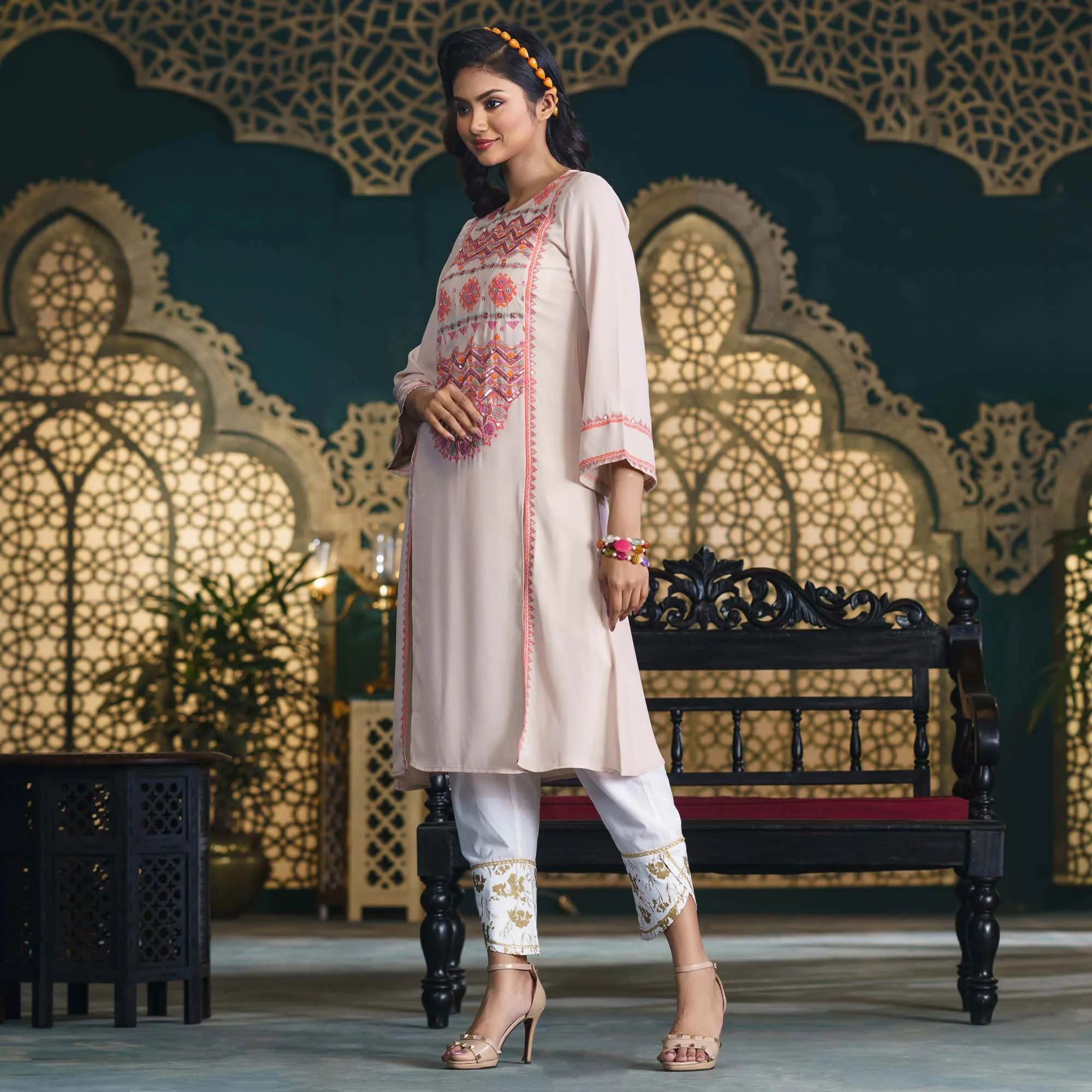 Womens Ethnic Premium Kurti-Base