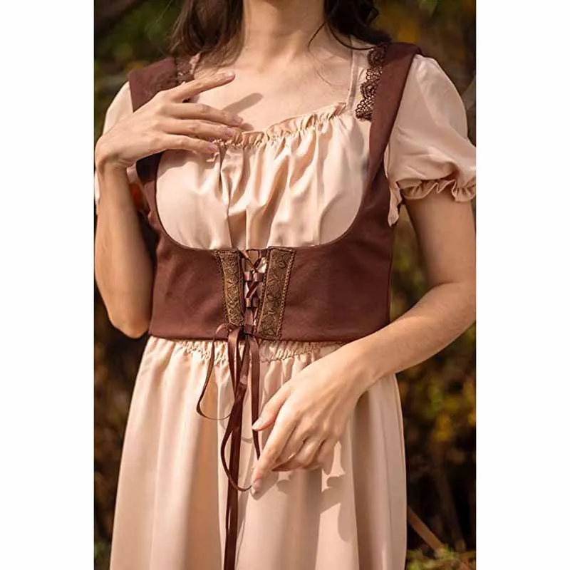 Women's Gothic Dress Victorian Era Ruffle Dress Cosplays Dress