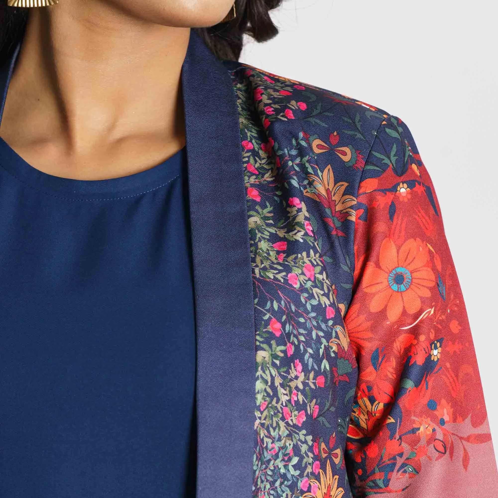 Womens Multicolor Ethnic Three Piece Set