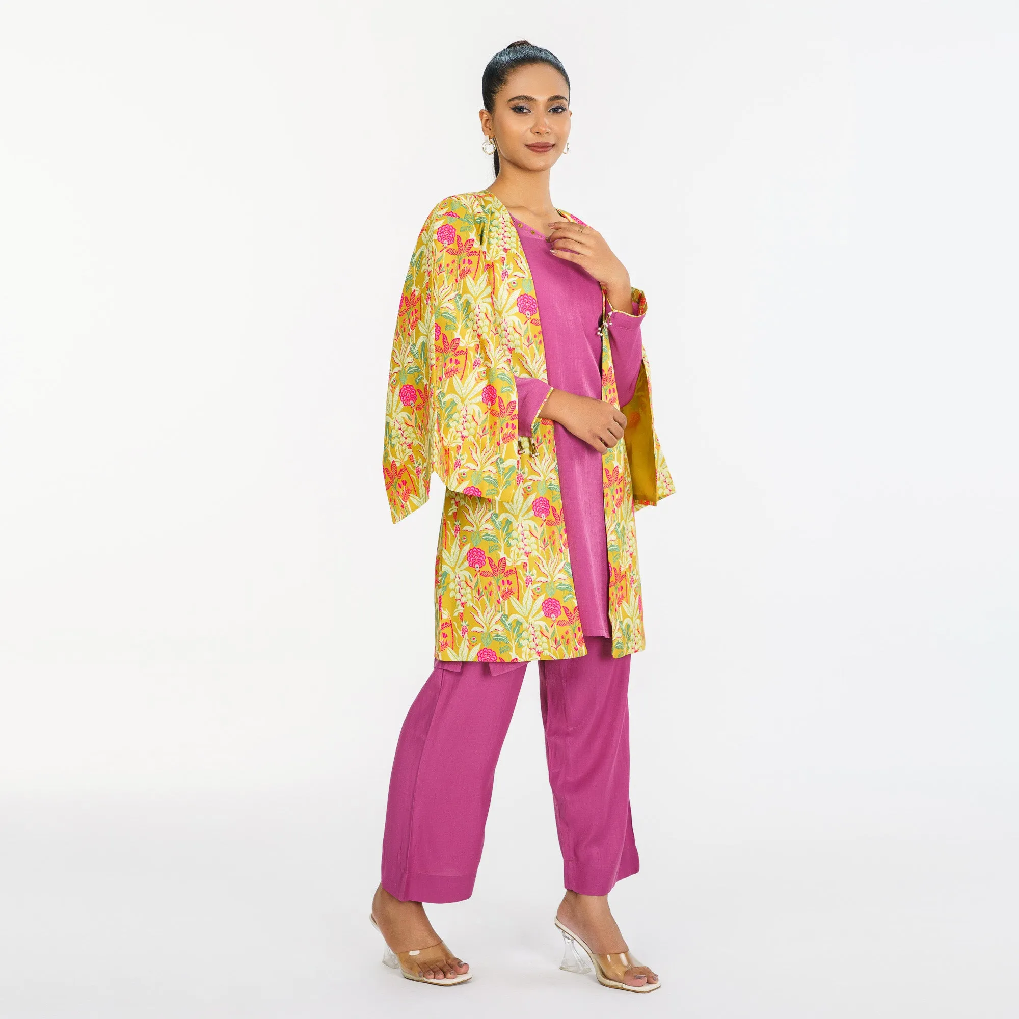 Womens Mustard Ethnic Wear