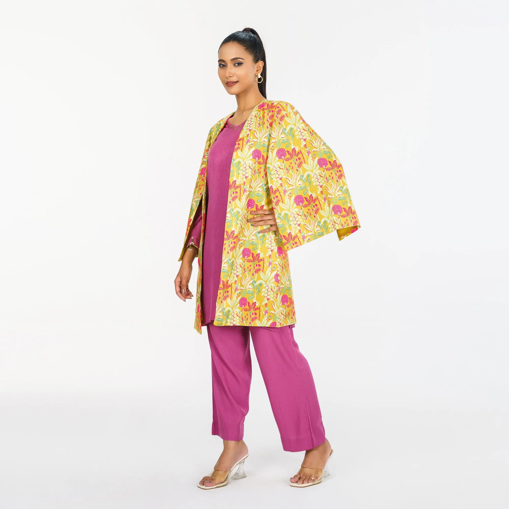 Womens Mustard Ethnic Wear