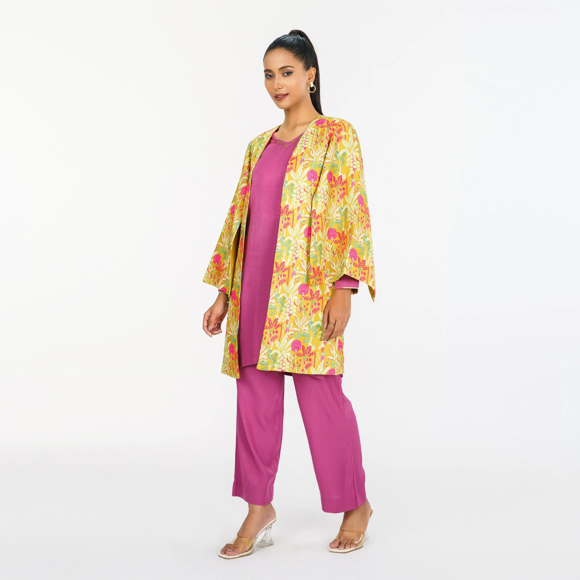 Womens Mustard Ethnic Wear