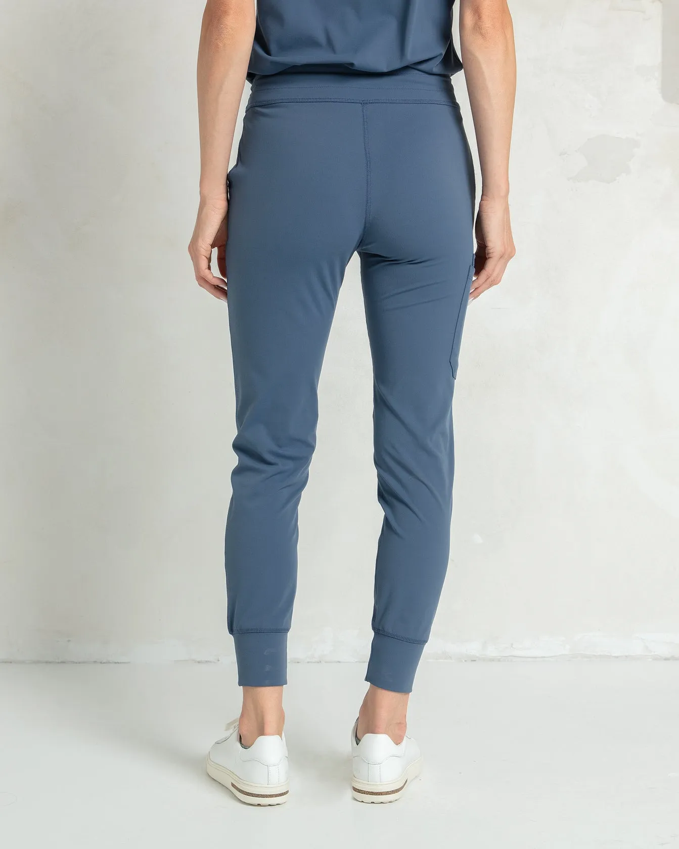 Women's Ocean Blue Jogger Scrub Pant