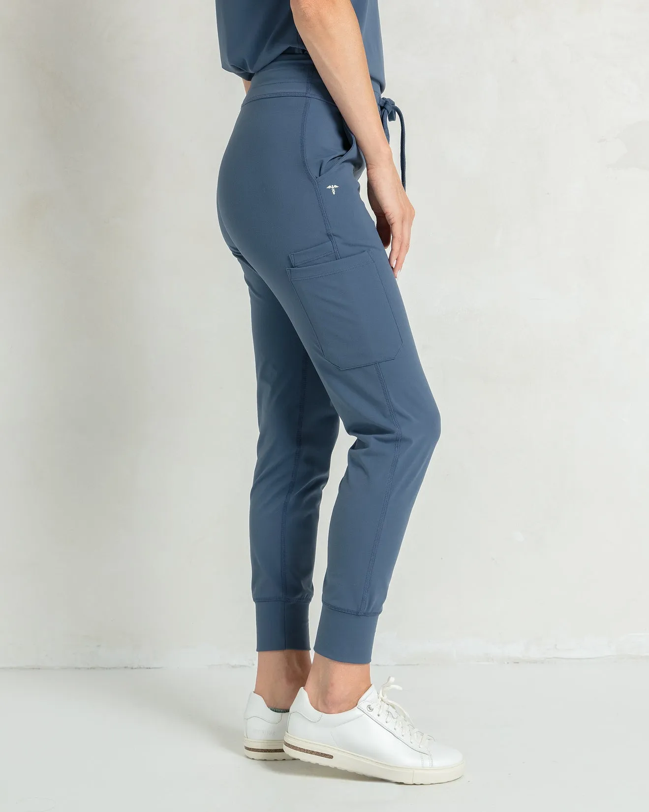 Women's Ocean Blue Jogger Scrub Pant