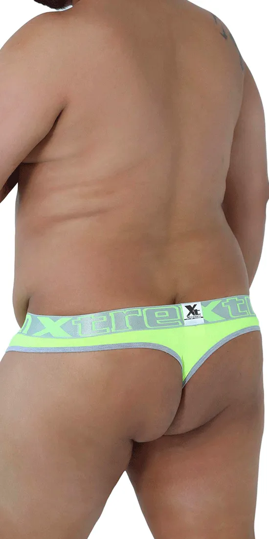 Xtremen 91031x-3 3pk Thongs Green-white-fuchsia