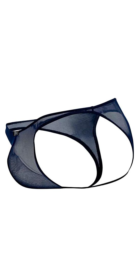 Xtremen 91153 Tulle Mesh Jockstrap Navy