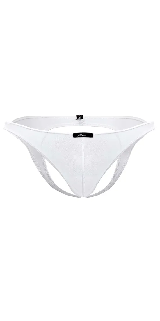 Xtremen 91153 Tulle Mesh Jockstrap White